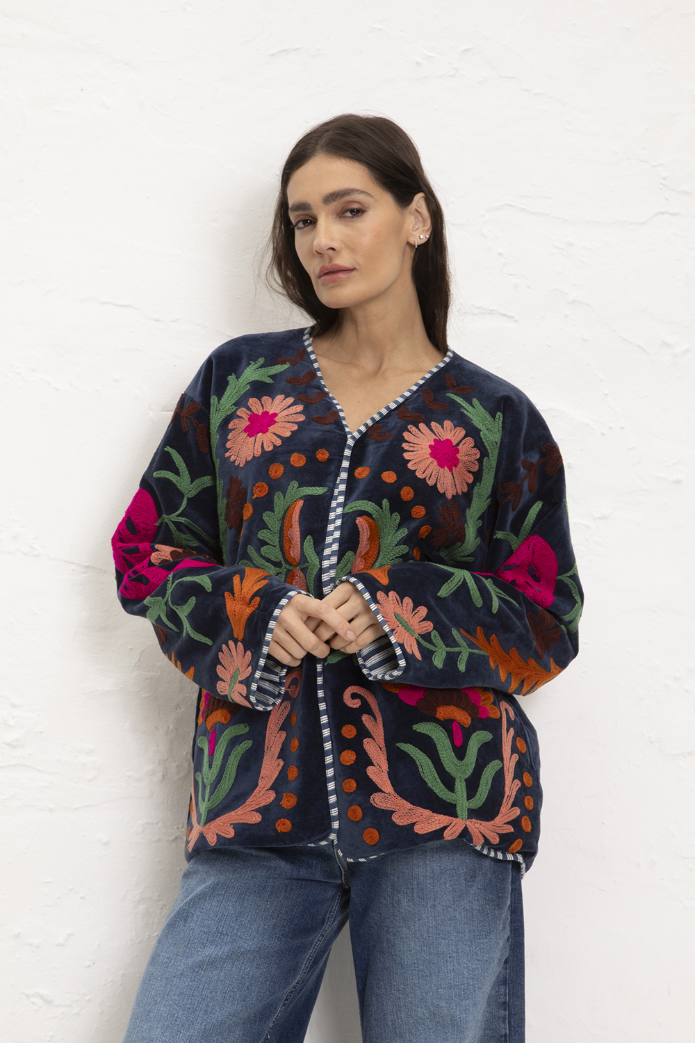 68-KIMONO FLOWERS MARINHO 4