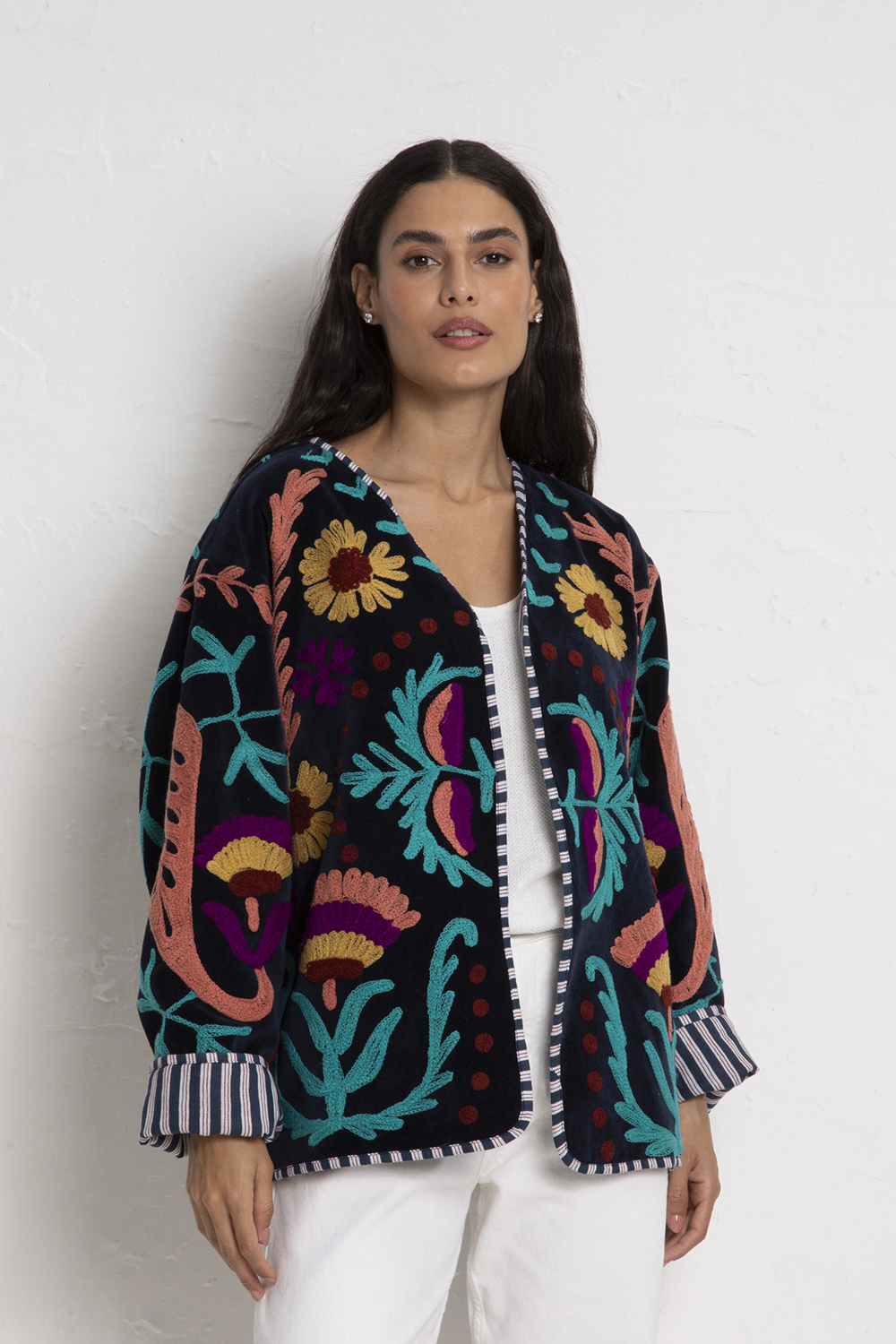 11-KIMONO FLOWERS MARINHO 5